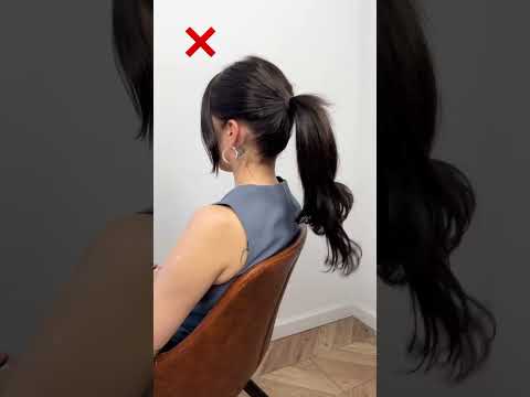 Sposób na pięknego kucyka 💕 spróbujesz ?✅ZAPISZ ten post i zapamiętaj 🙌🏻