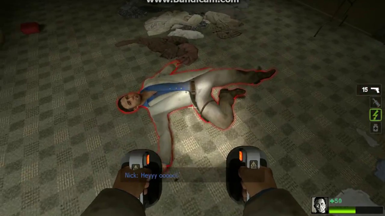 L4D2 Nick revive himself