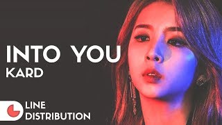 KARD - Into You | Line Distribution