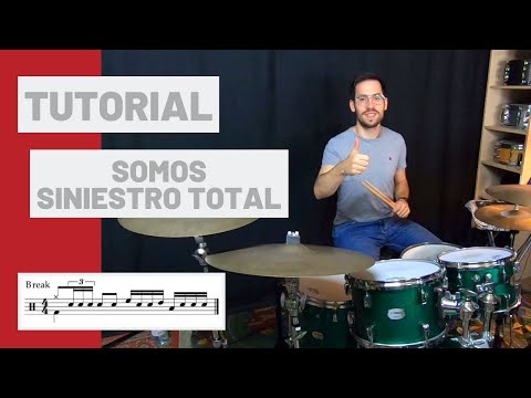 Cómo tocar SOMOS SINIESTRO TOTAL en BATERÍA – Siniestro Total (TUTORIAL Español)
