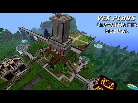 Base Showcase ►Direwolf20's FTB minecraft Modpack v1.5