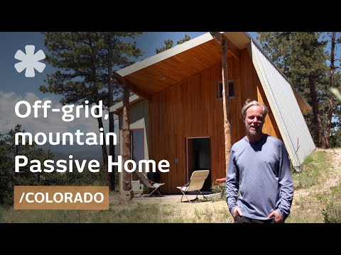 Designer builds efficient off-grid Passive House in Colorado