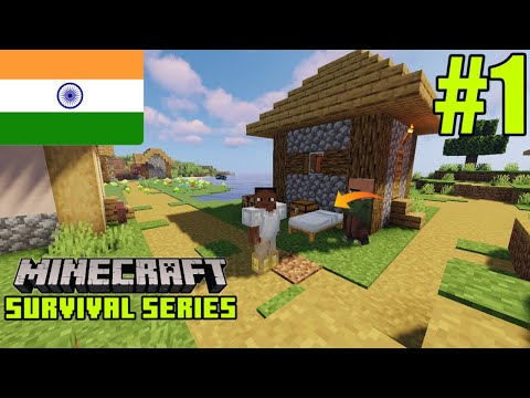 APBC Gamer - Minecraft Survival series EP-1 in Hindi 1.20 | I made iron armour | #minecraft
