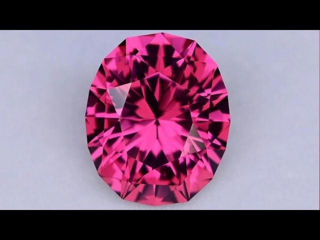 جارنيت (Rhodolite) تنزاني طبيعي (غير معالج) قص إنج...
