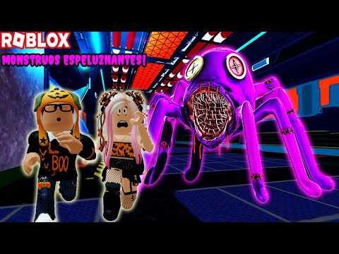 Unos Monstruos  Espeluznantes Nos Persiguen! Juego Parecido A Rainbow Friends😮😲😲
