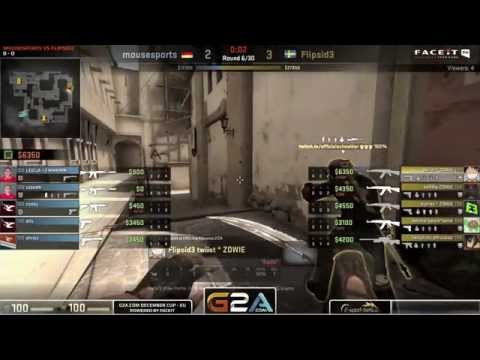 G2A December EU Cup: Mouz vs F3 G1 | Mousesports vs Flipsid3 Tactics G1 (11.12.2014)