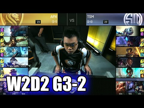 TSM vs Apex Gaming | Game 2 S6 NA LCS Summer 2016 Week 2 Day 2 | TSM vs APX G2 W2D2 1080p