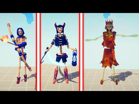 EVOLUTION OF NECROMANCER  | Totally Accurate Battle Simulator TABS