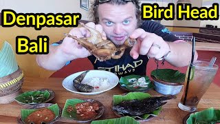 🇲🇨 EATING RAJA SAMBAL 🌶 DENPASAR | 8 PLATES OF DELICIOUS SPICY FOOD & FRIED BIRD HEAD IN INDONESIA