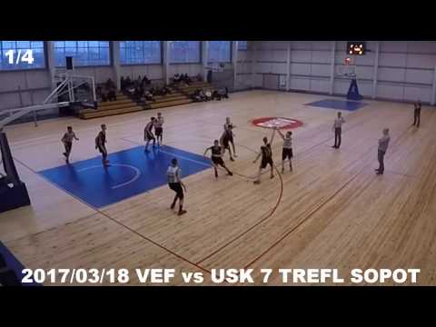 2017/03/18 EYBL-U15 AK VEF Riga vs UKS 7 TREFL Sopot