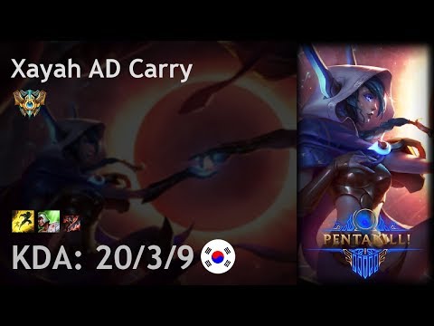 Xayah AD Carry vs Kalista - KR Challenger Patch 7.15
