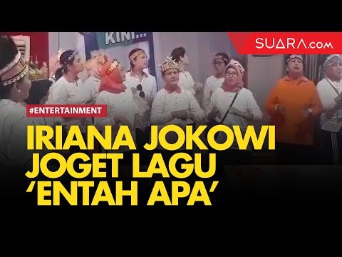 Saat Iriana Jokowi dan Franka Franklin Joget Lagu Entah Apa yang Merasukimu