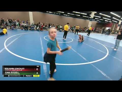 76-78 Lbs Round 1 - Tobin Russell, High Ground Wrestling Vs Benjamin Gonzales, Alamo City Wrestlin