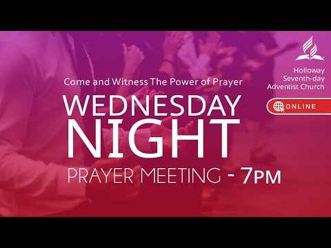 Wednesday Night Prayer Meeting - 2nd September 2020