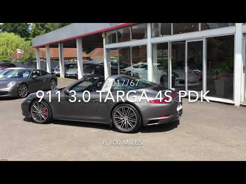 2017/67 Porsche 991.2 Targa 4S PDK with Chrono and sports exhaust
