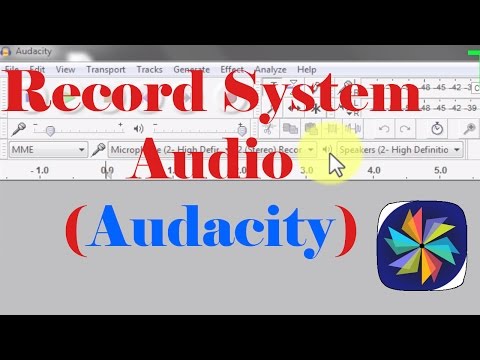 Record System audio using Audacity  (100% working and simple)