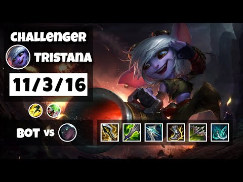 Tristana vs Senna BR Challenger BOT (11/3/16) - v11.11