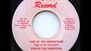 sign of the vibration - last of the corruptors