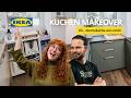 IKEA Kitchen Makeover Small Awkwardly Shaped Kitchen Becomes A Custom Made Kitchen With Plenty