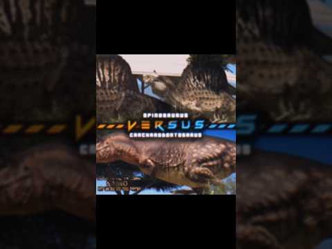 Spinosaurus VS Carcharodontosaurus | WIS | #shorts #edit #fypシ #paleontology #jurassicworld #paleo
