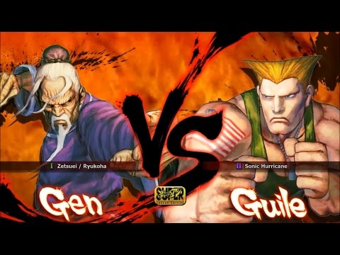SSFIV:AE Gen vs Guile "I need to learn to the battle with Guile more."
