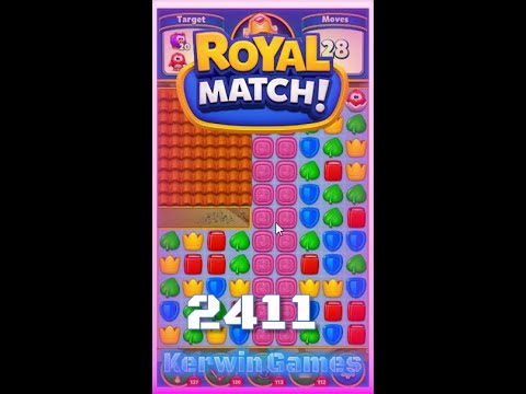 Royal Match Level 2411 - No Boosters Gameplay