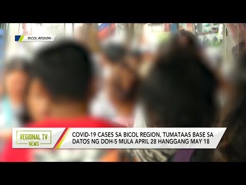 Regional TV News: COVID-19 cases sa Bicol Region, tumataas base sa datos ng DOH-5