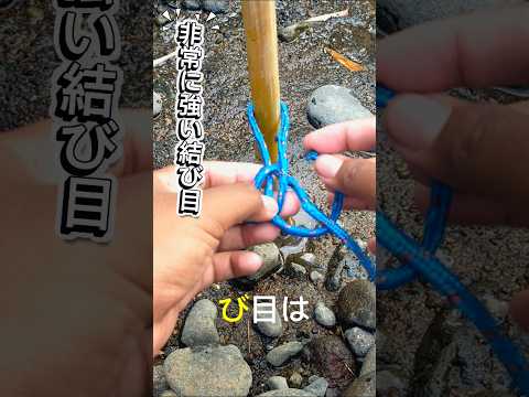 Learn the ultimate rope knot in 10 seconds #knot #diy