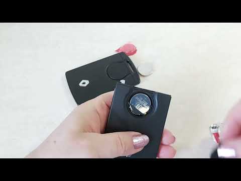 Замена батарейки в ключе рено логан степвей