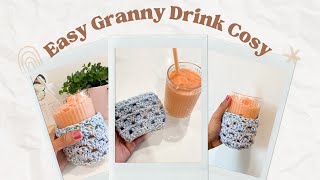 Easy Granny Stitch Drink Cozy