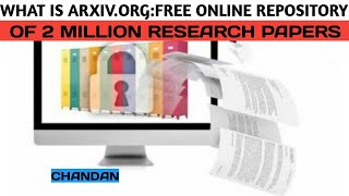 What is arXiv.org: Free online repository of 2 million research papers