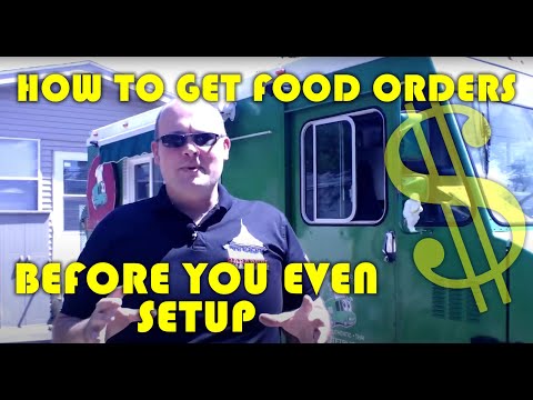 How to get food truck orders before you even setup for the day 😎