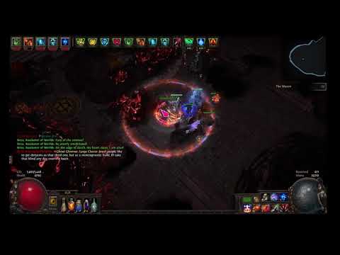 3.14 Path of Exile Lancing Steel CoC Elementalist Sirus awakener a9