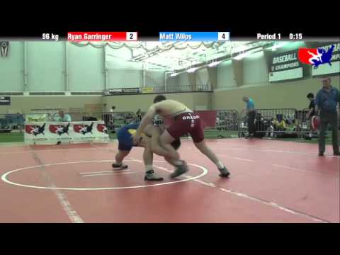 Ryan Garringer vs. Matt Wilps at 2013 ASICS University Nationals - FS