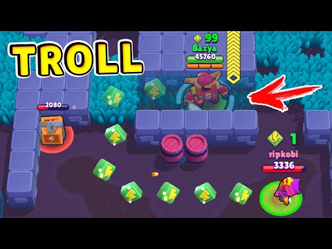 ТРОЛЛЬ 999 IQ vs НУБ -9 IQ !! Смешные Моменты Brawl Stars #67