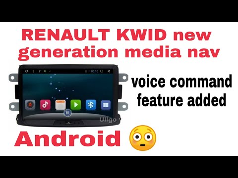 RENAULT KWID apple car play , Android auto & voice command // 2019 version //
