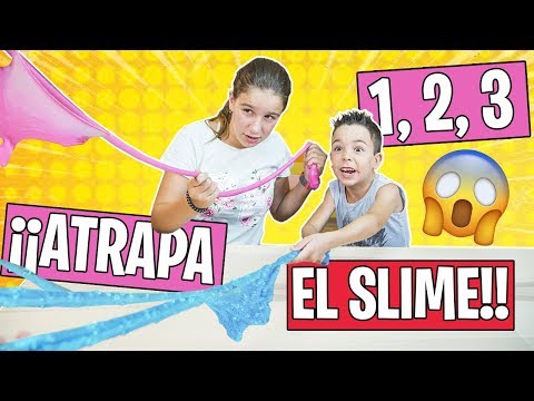 1 2 3 ¡¡ATRAPA EL SLIME!! 😱 Encuentra el ingrediente // Familukis
