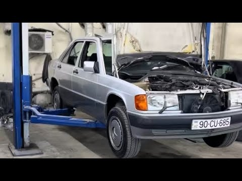 Mercedes Benz w201 190e ac compressor change