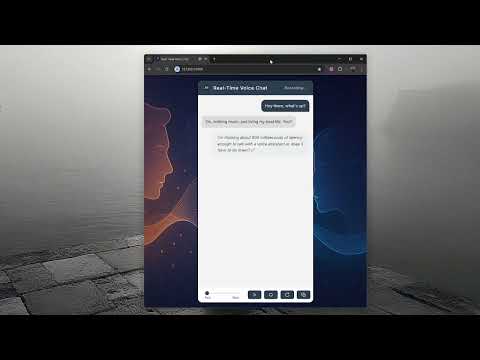 🤯 500ms Real-Time AI Voice Chat Demo: Feels Like Talking to a Human!
