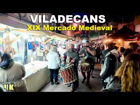 19th Medieval Market of Viladecans | Barcelona 2025 Spain 4K