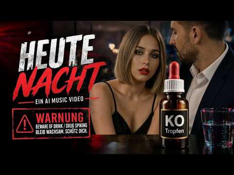 K.O.-Tropfen im Getränk – so schützt du dich | "Heute Nacht" (KI-Musikvideo)
