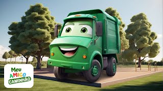 História Infantil | O Dia Brilhante na Cidade Limpinha |  Meu Amigo Caminhão