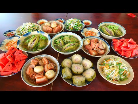 Xuân Về Bồi Hồi Nhớ Tết Quê Xưa • Thịt Kho, Dưa Giá, Canh Khổ Qua Hầm | MTQH