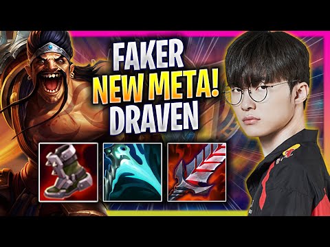 FAKER CRAZY NEW META DRAVEN MID! - T1 Faker Plays Draven MID vs Lucian! | Season 2024