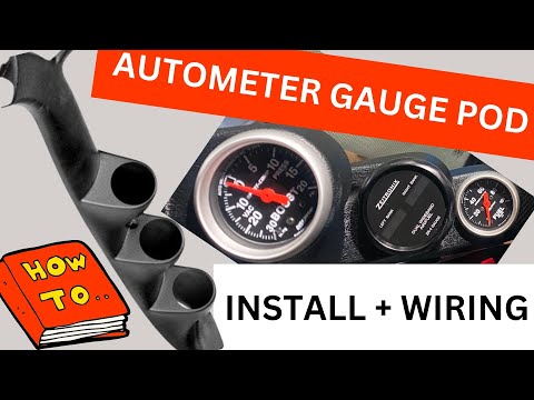 How to Install Gauge Pillar Pod