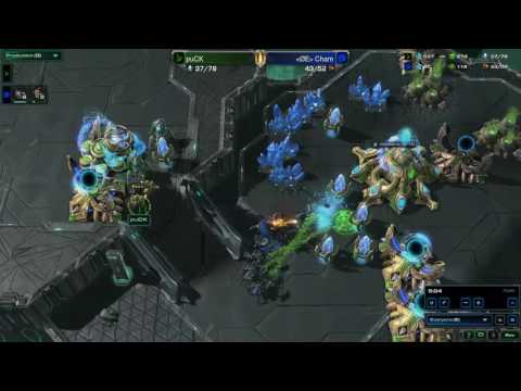 SC2: LotV || SilentCast: puCK(P)v.Cham(Z) || Aggro Match