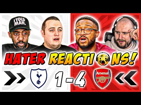 Arsenal's Rivals & Haters GUTTED 🤣 Reactions to Tottenham 1-4 Arsenal | Premier League Fan Reactions