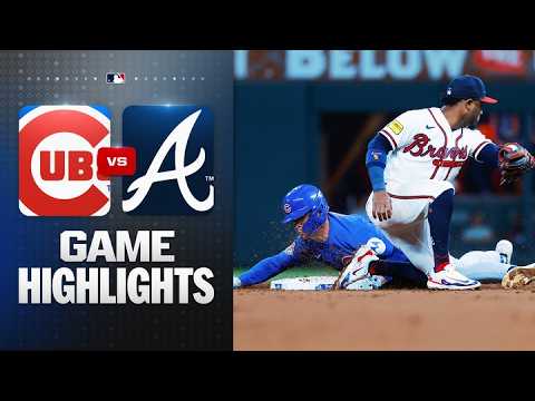 애틀랜타 VS 시카고컵스 0:2 MLB 스포츠하이라이트
