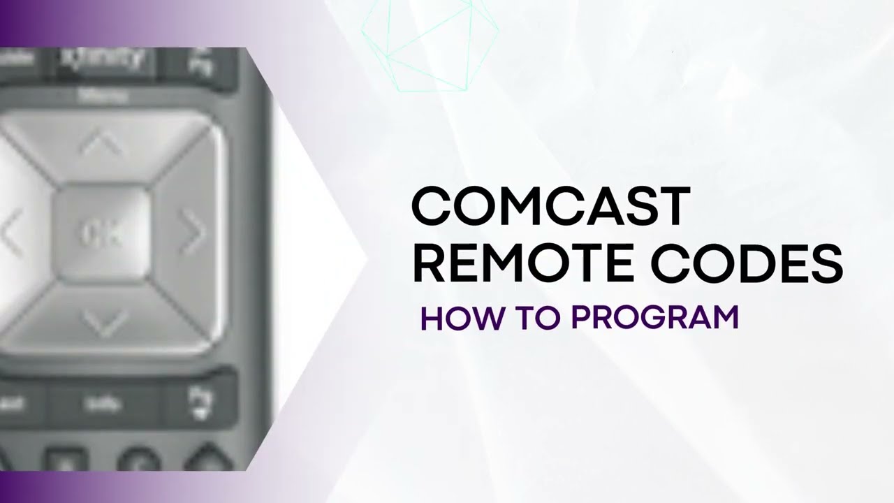How To Program a Comcast Xfinity Remote by using a universal remote codes