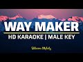 WAY MAKER | Karaoke - Male Key